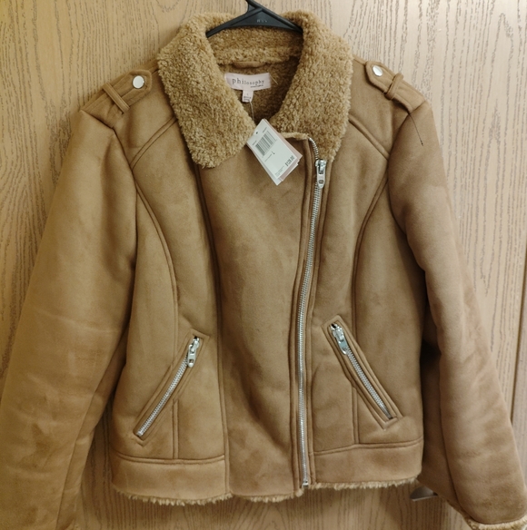 Philosophy Jackets & Blazers - Philosophy Tan Women's Jacket